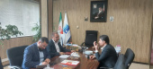 جلسه مشترک بین سرپرست مجتمع تحقیقاتی شهدای جهاددانشگاهی با مدیرعامل شرکت آب منطقه‌ای البرز
